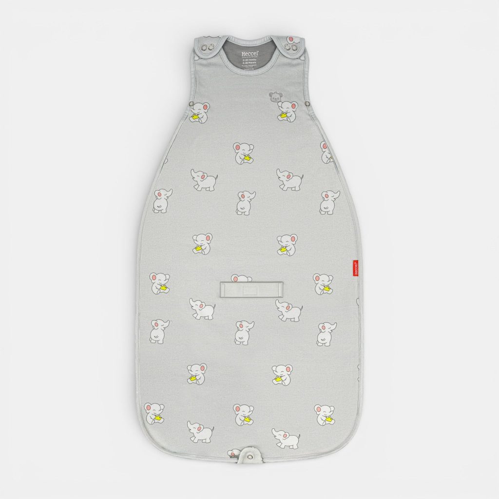 All-Season Merino Sleep sack - Snackyphant Grey