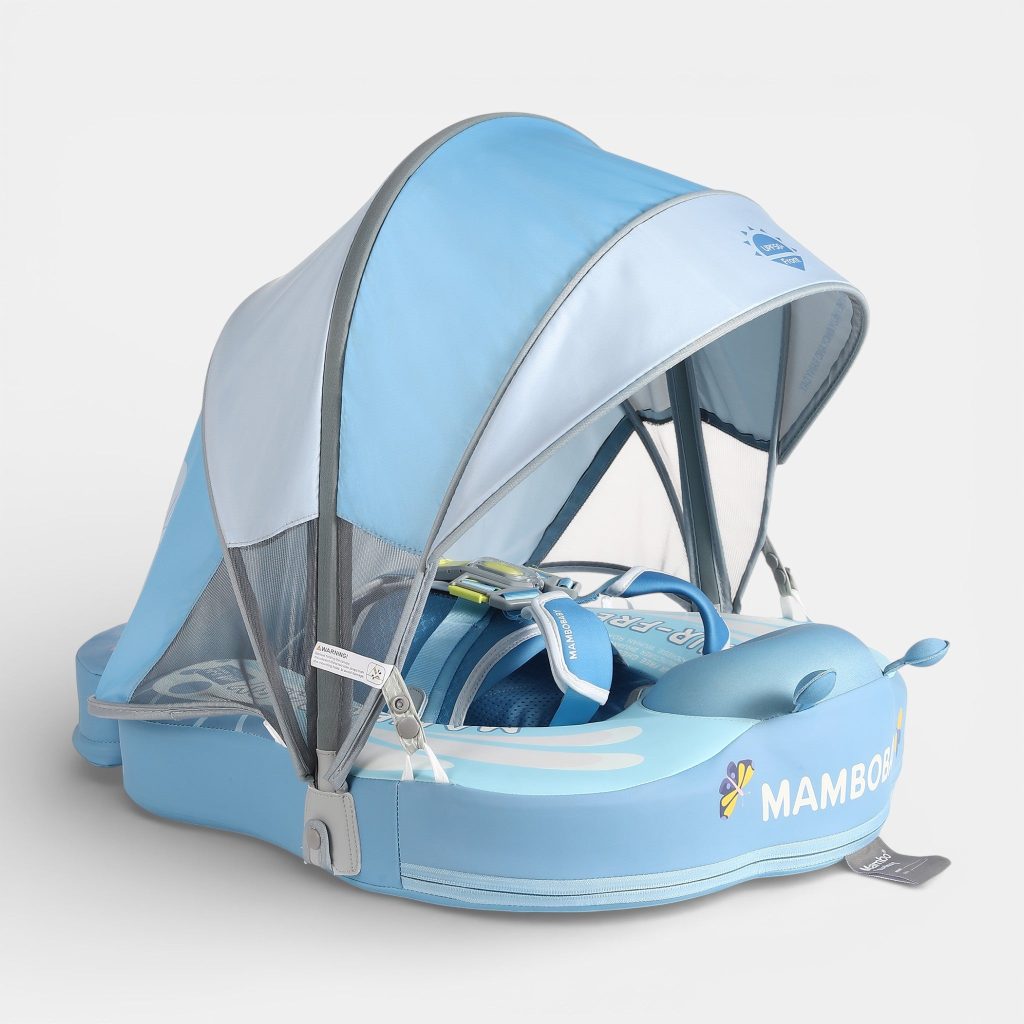 Mambobaby Ultra™  3D Canopy Chest Float - Blue Butterfly