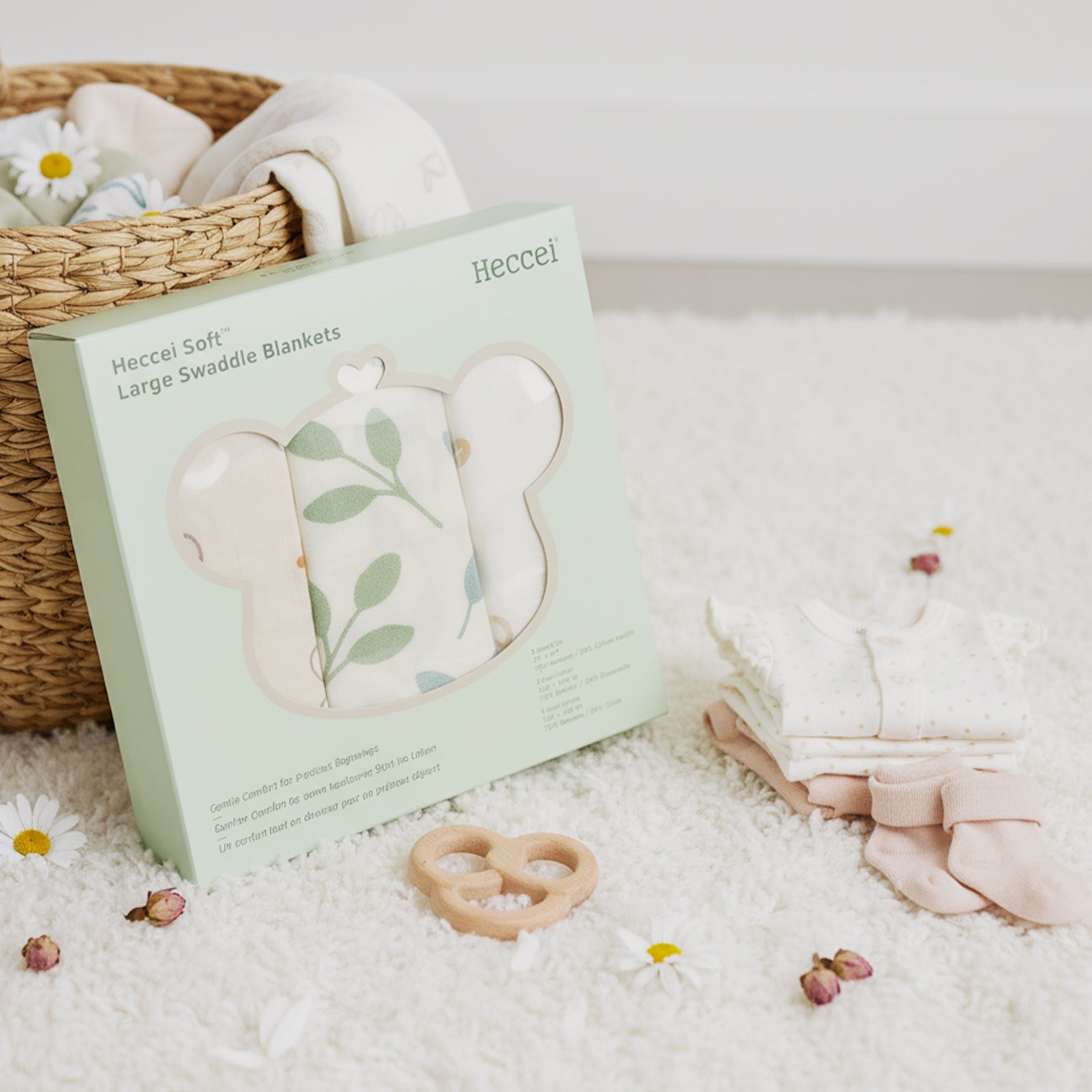 Baby Swaddles - Whispering Gardens - Image 2