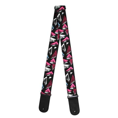 Custom Guitar Strap with High Quality Metal Buckle Design of Guitar Picks