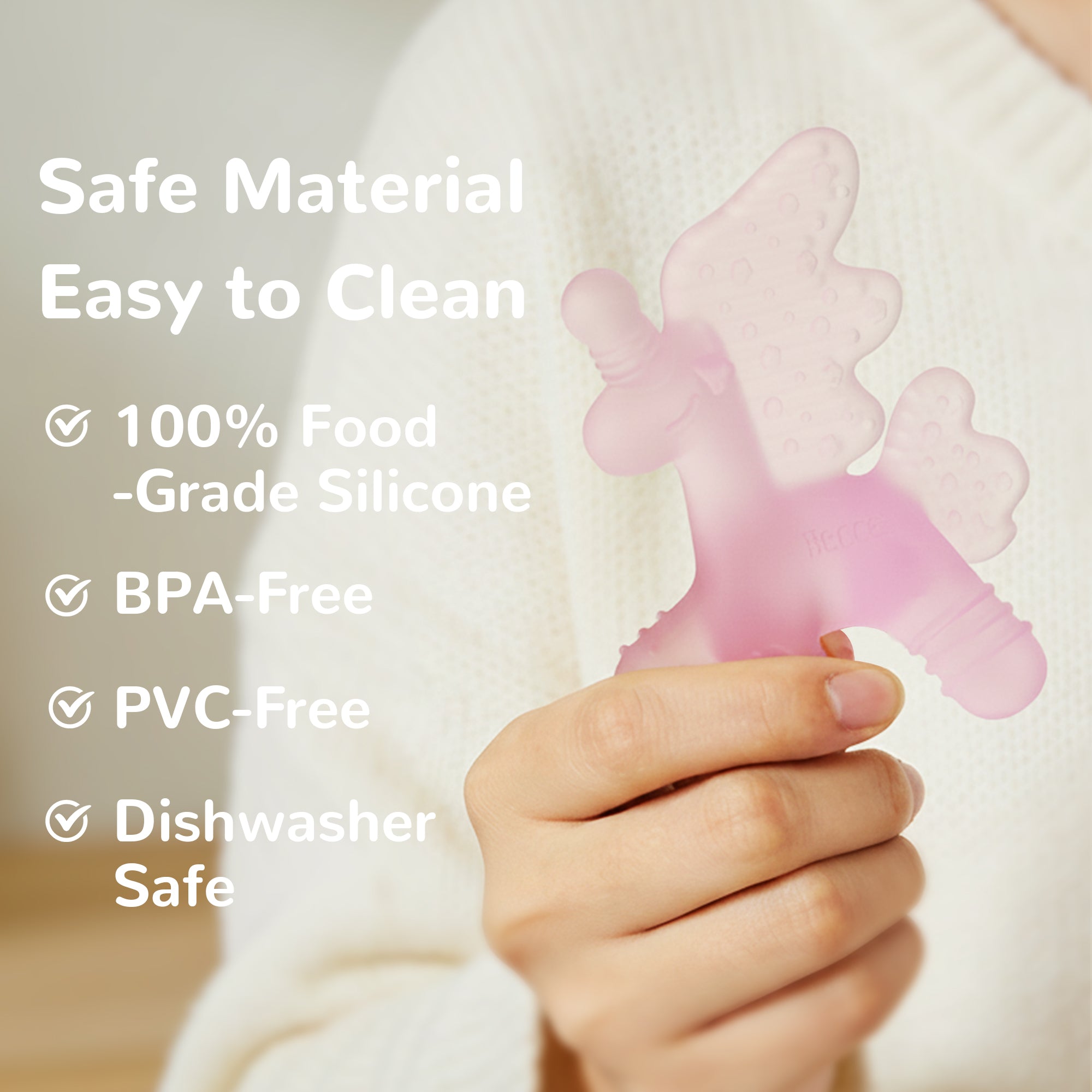 Dreamiecorn™ Baby Teether - Blush Glow - Image 3