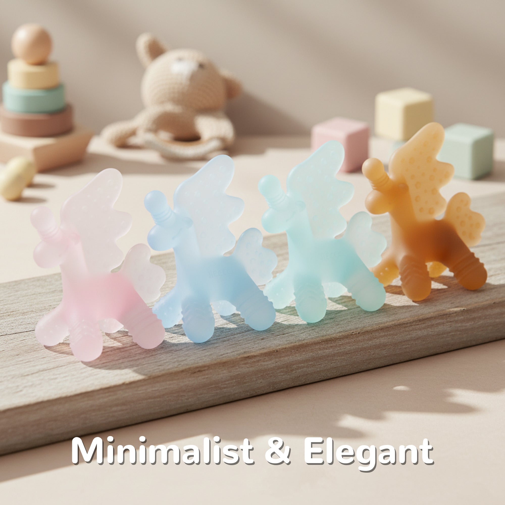 Dreamiecorn™ Baby Teether - Blush Glow - Image 4