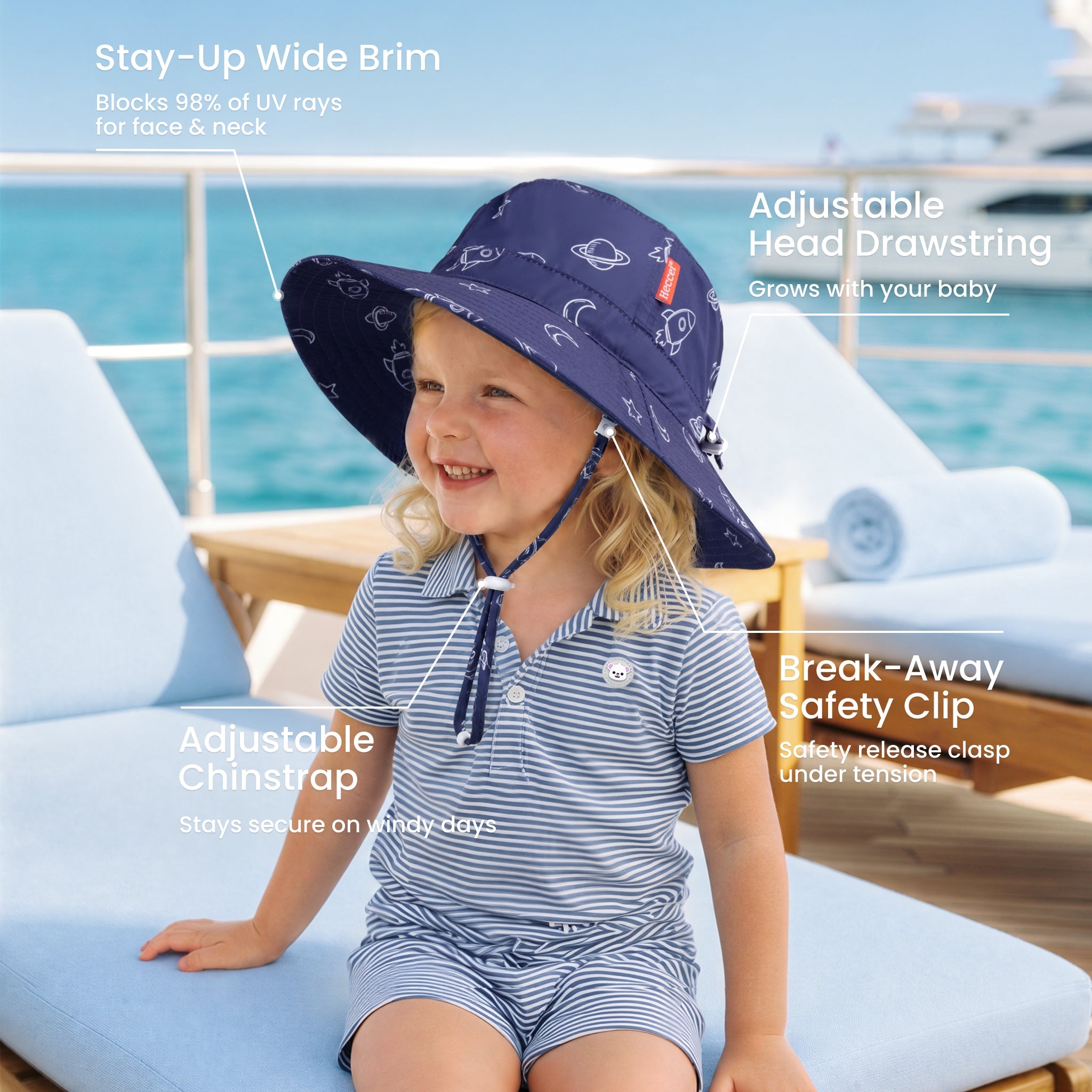 PackNest Sun Hat - Cosmos - Image 3