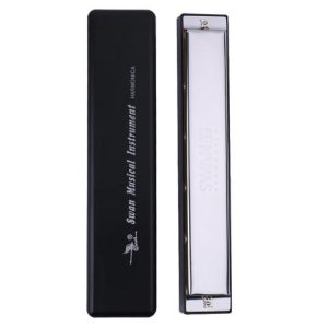 Swan Professional Performance 24 Holes Tremolo C Tones Harmonica for Adult Play