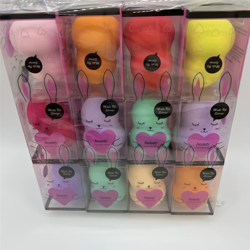 Rabbit Makeup Sponge Gift Box Set — Dry & Wet Dual-Use Beauty Blender - Image 2