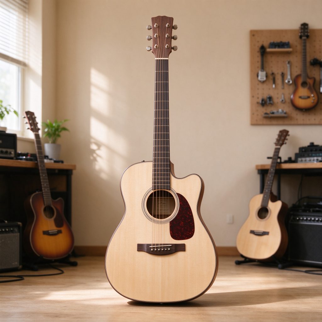 34 Inch Musical Instrument Acoustic Guitar with Nice Sound and Quality