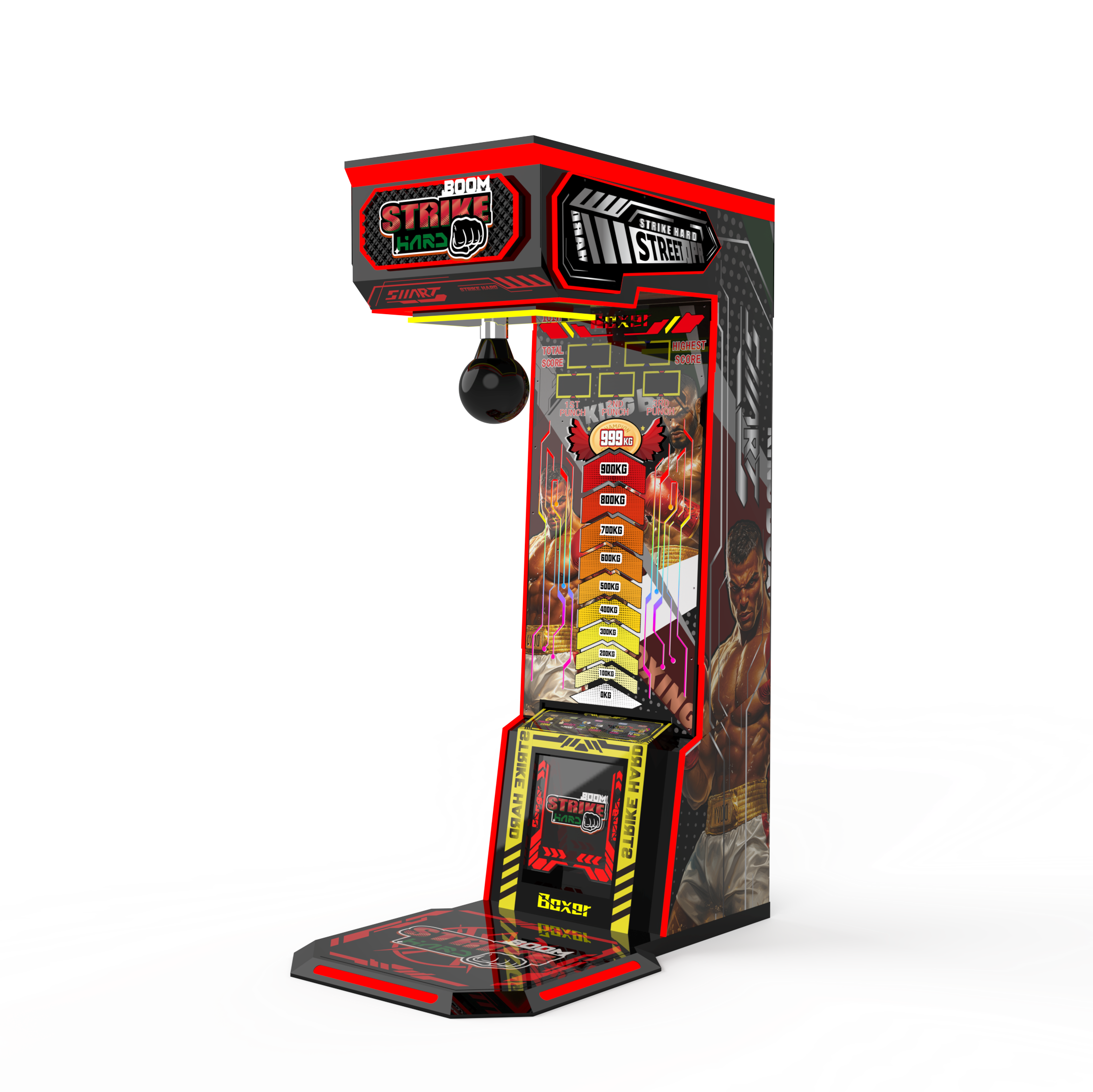 Boxing King Punching Machine (Black)