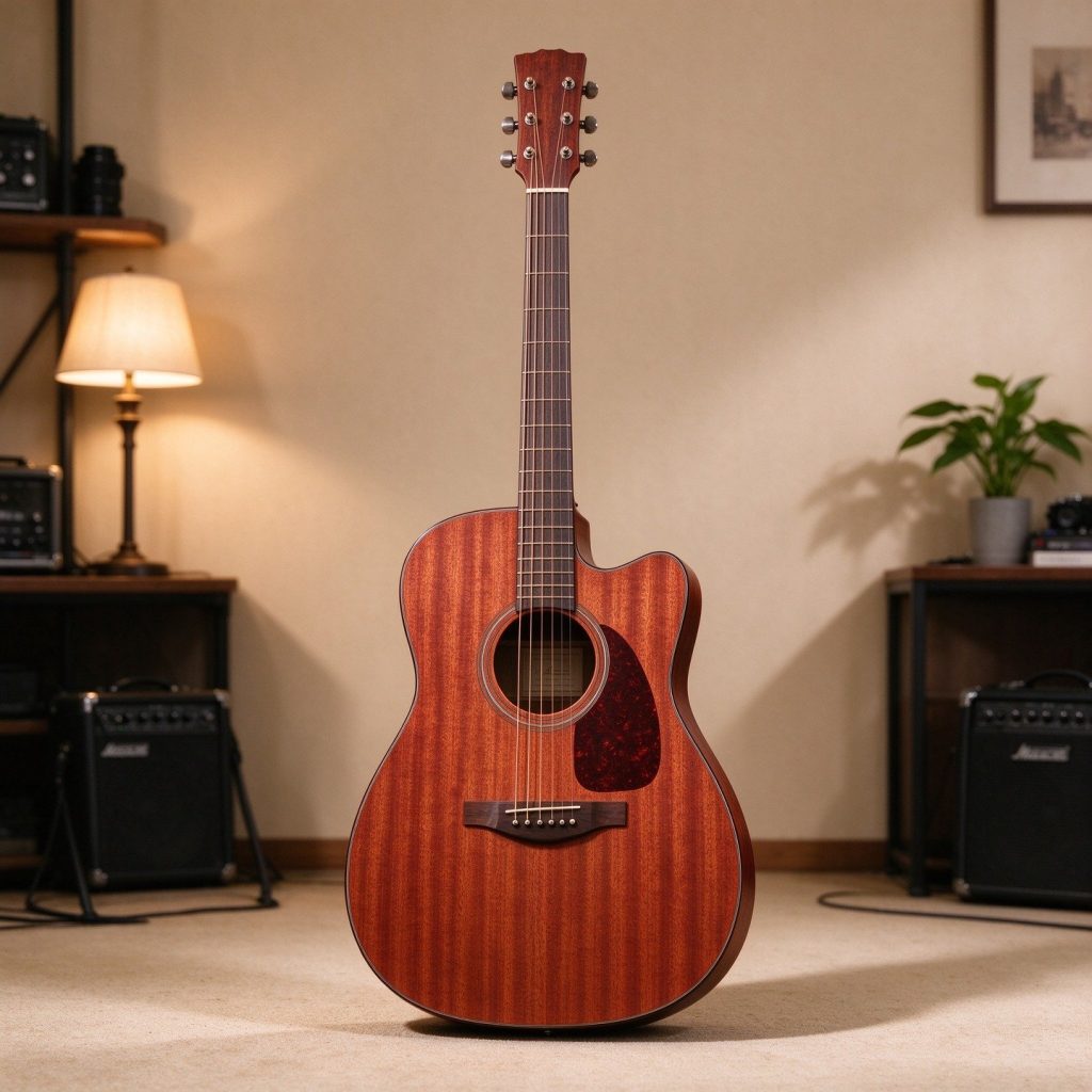 Competitive Price High Quality 41 Inch Acoustic Guitar Sapele Panel