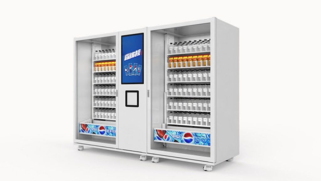 21.5" Touchscreen Double-Cabinet Vending Machine
