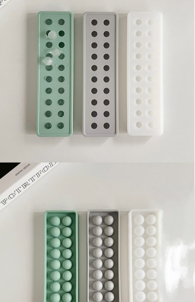 20-Cell Mini Ball Ice Tray