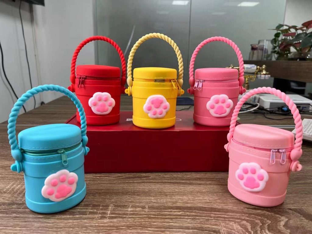 Bucket Silicone Handbag (Stress Relief)