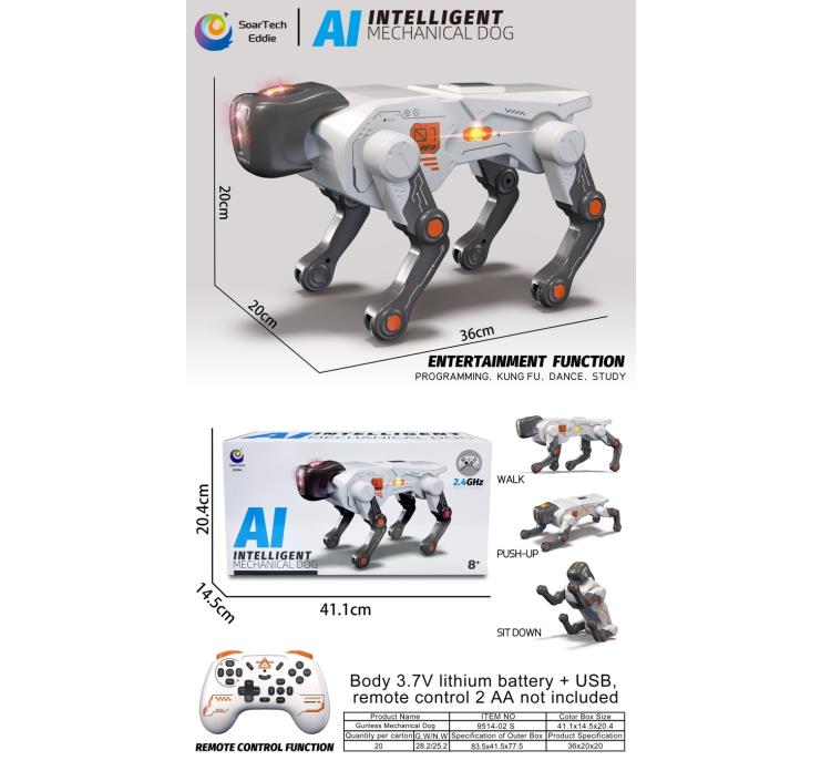 Robot Dog without Gun (Batteries Included)