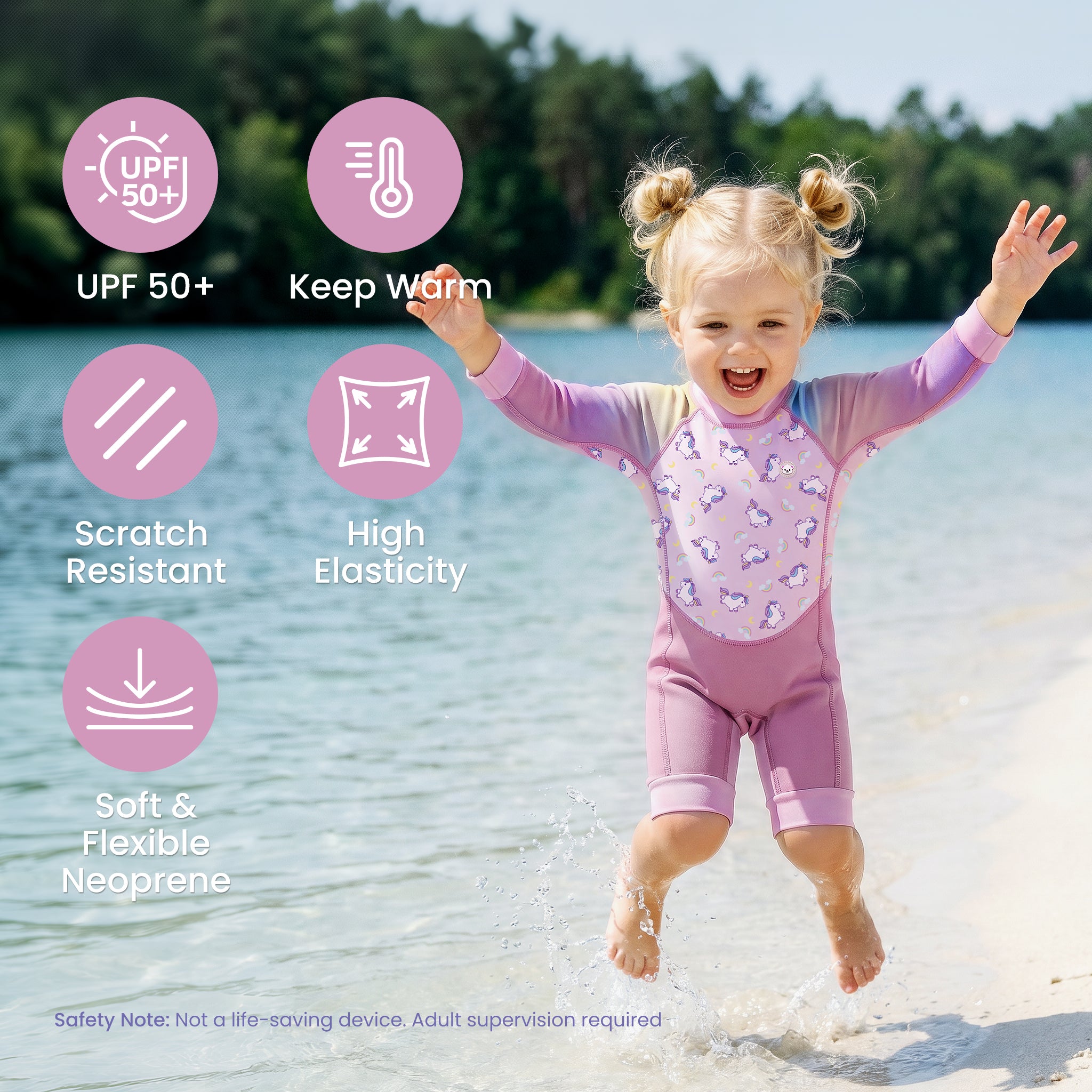 Baby Swim Wetsuit - Dreamiecorn - Image 2