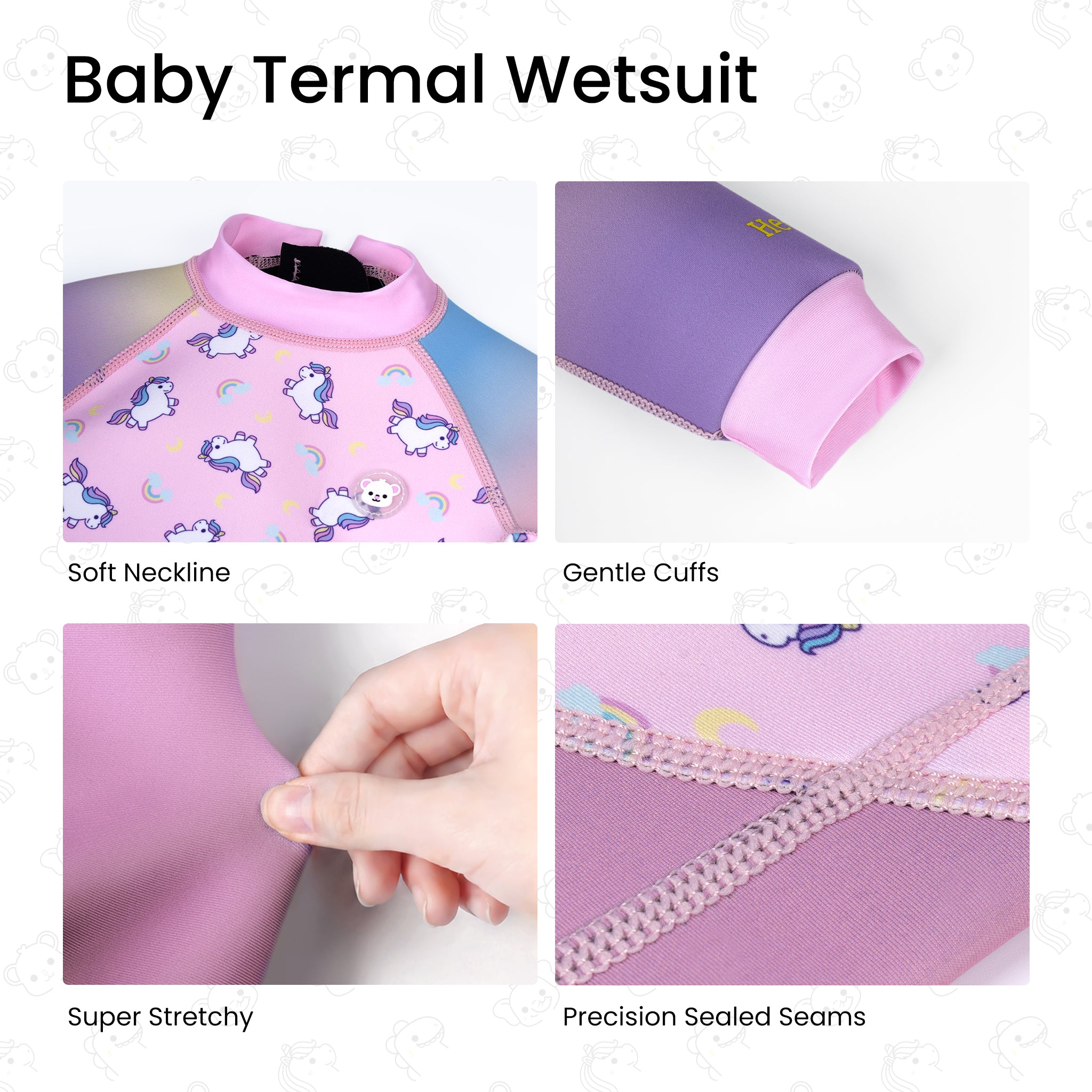 Baby Swim Wetsuit - Dreamiecorn - Image 4
