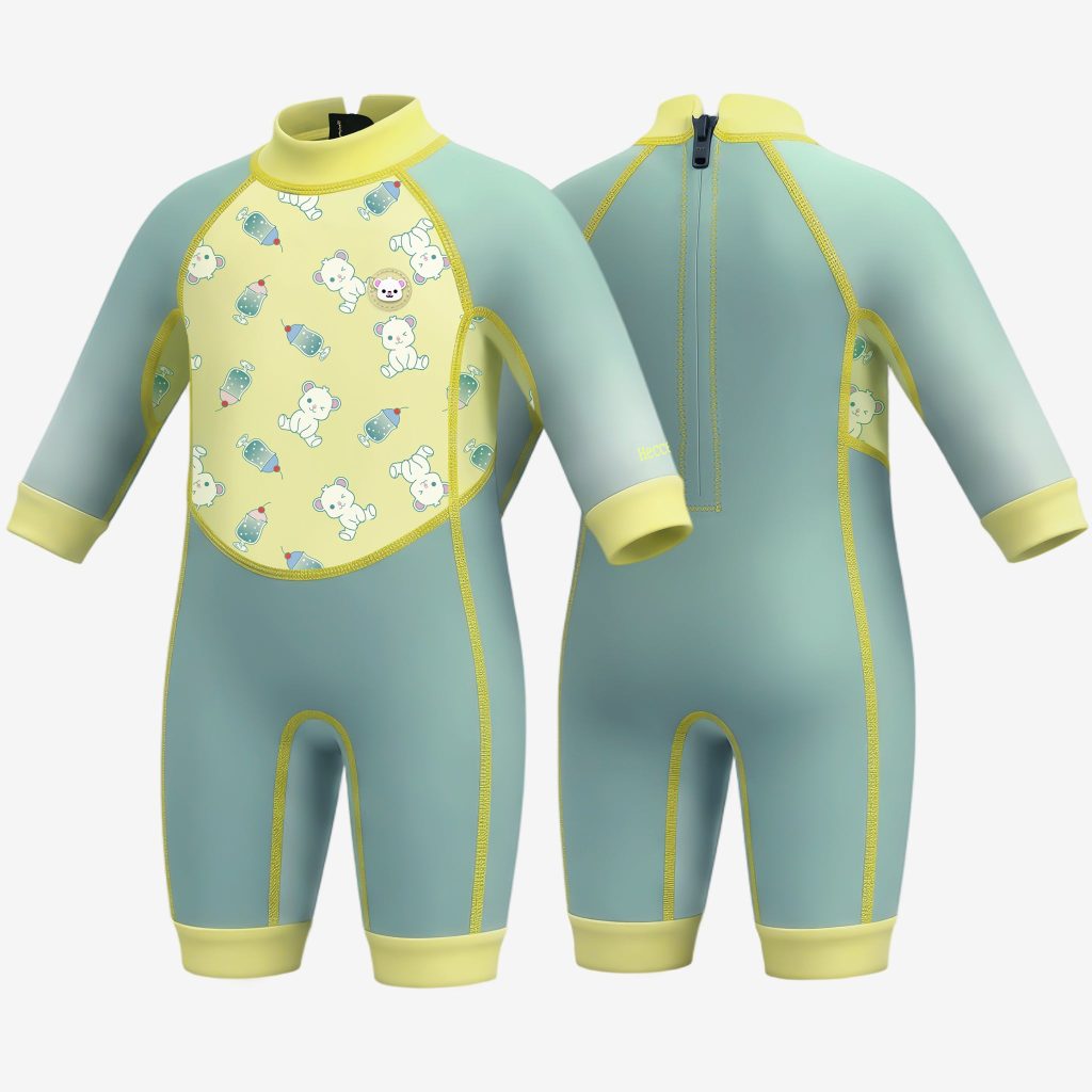 Baby Swim Wetsuit - Hecceibear Green